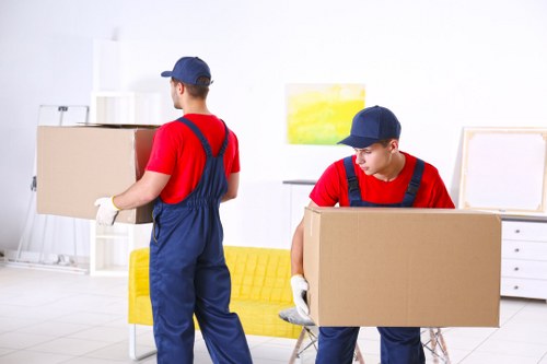 Office removal team planning a move in Belsize Park
