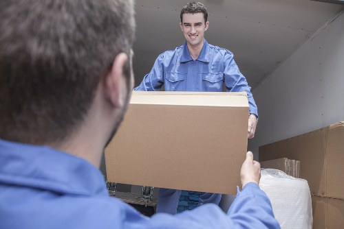 Unpacking service helping set up a new home in Belsize Park