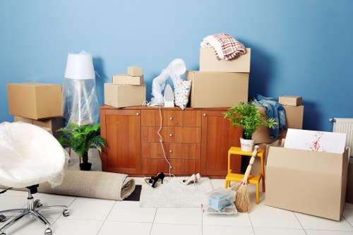 Local removals team planning a move in Belsize Park