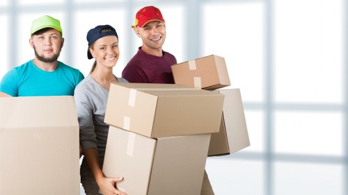 Loading furniture and boxes for a man with van move in Belsize Park