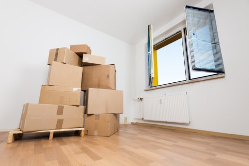 Careful furniture loading for a Belsize Park house move